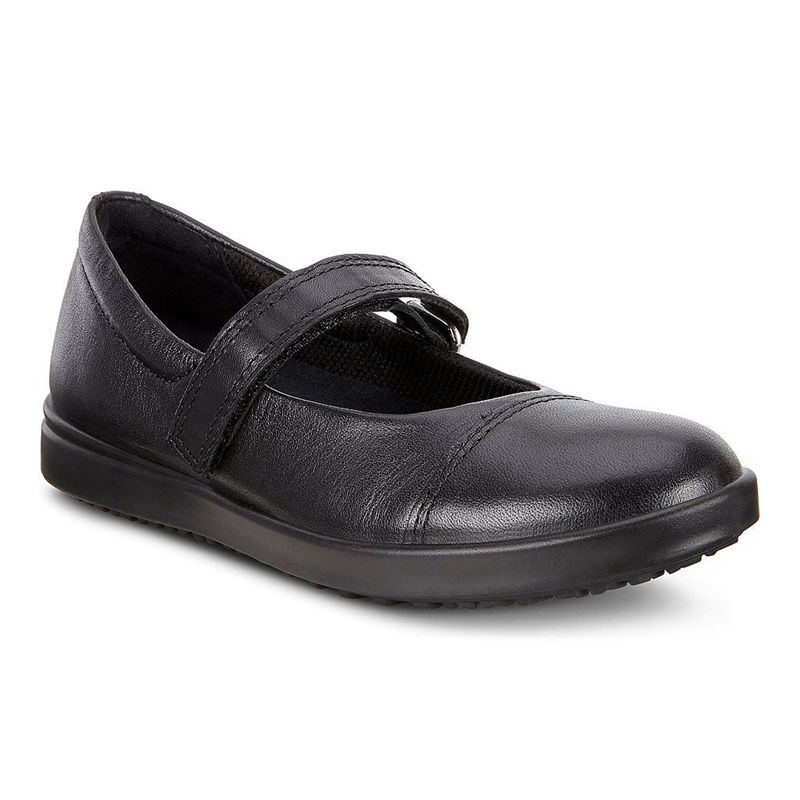 Kids Ecco Elli - Flats Shoe Black - India GMDACZ643